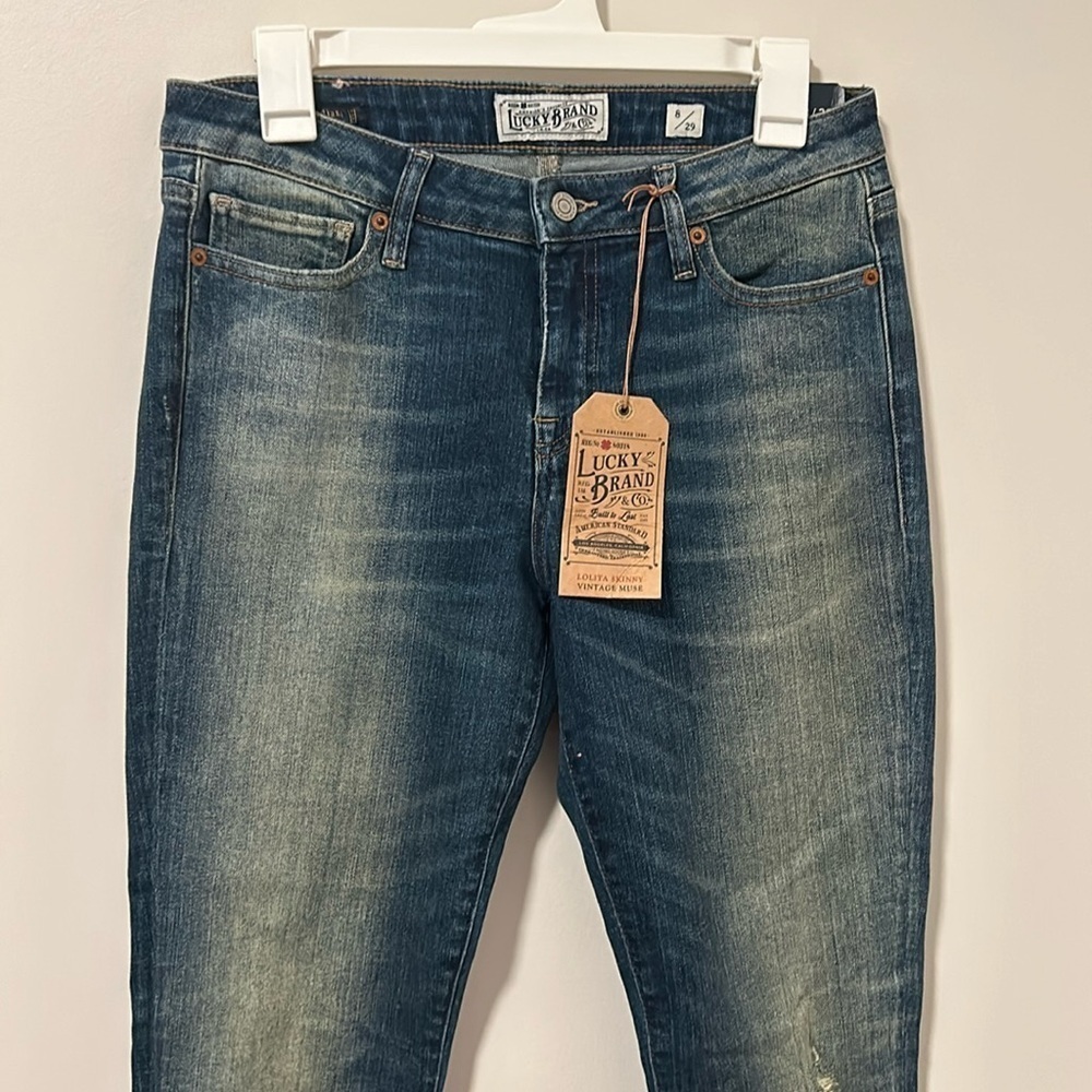 NWT Lucky Brand Vintage Muse Lolita Skinny Jeans Size 8/29